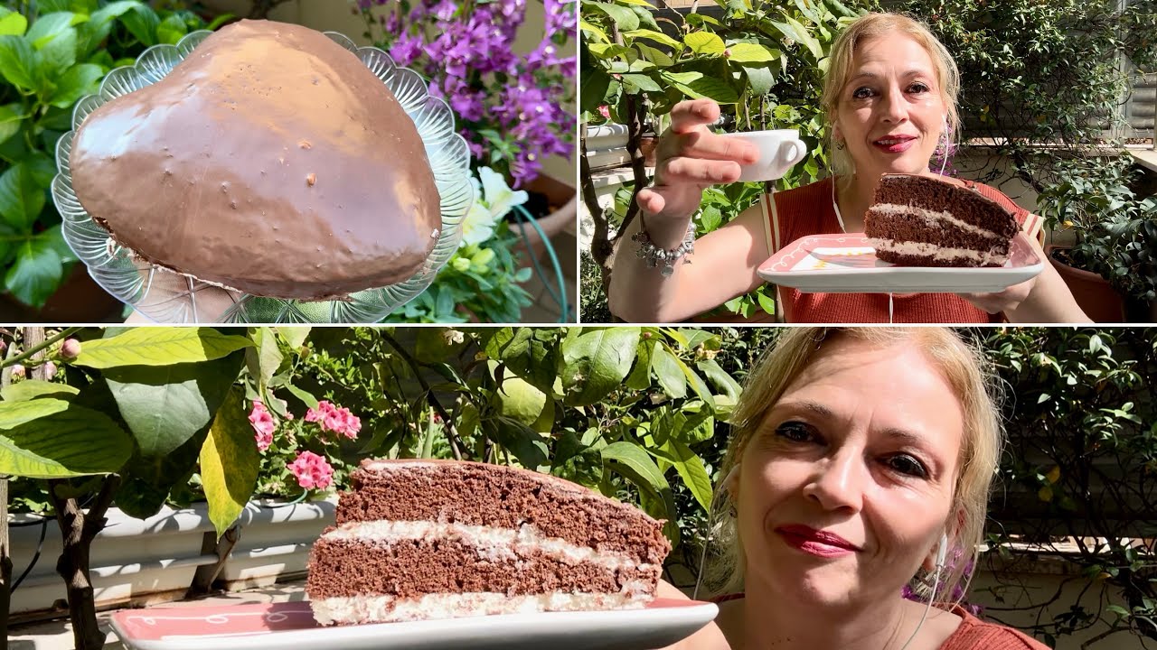 Торта за рожден ден (пандишпанов блат с какао)