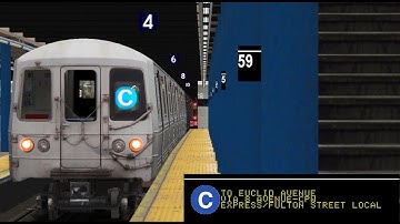 OpenBVE Special: C Train To Euclid Avenue Via 8 Av/CPW Exp Fulton St Lcl (R46)(Weekday G.O)