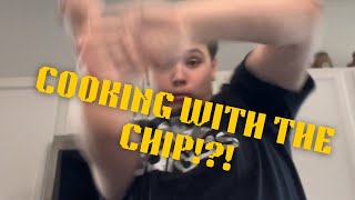 COOKING WITH THE CHIP!?! [HOT DOGS AND HOMEMADE MILK]