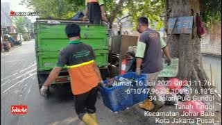 kegiatan penanganan sampah kali sentiong jl.tanah tinggi dan PHBnya
