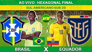 Torneio Internacional Sub-20: Assista ao vivo e de graça Brasil x Equador