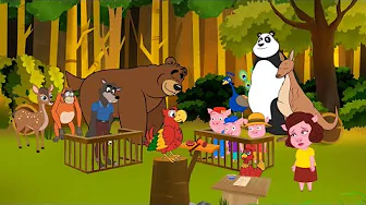 Wolf and the 3 Little Pigs - Big Surprise | English Fairy Tales And Stories