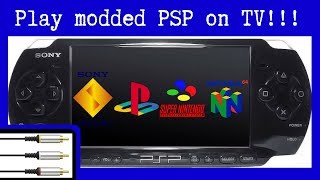 How to PSP on the TV! - PSP AV Cables -