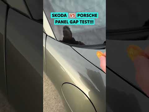 Porsche vs Skoda: PANEL GAP TEST!!!