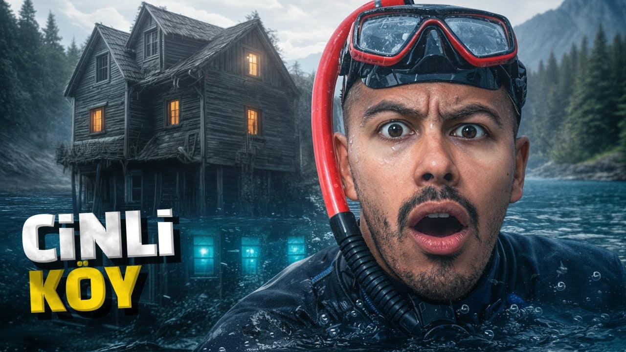 SULAR ALTINDA KALMIŞ CİNLİ KÖY!! (TERK EDİLMİŞ)