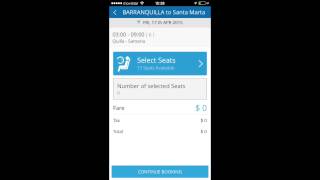 BLUEBUS APP - FRONT END screenshot 2