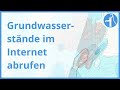 Grundwasserstände zum Brunnen bohren im Internet abrufen