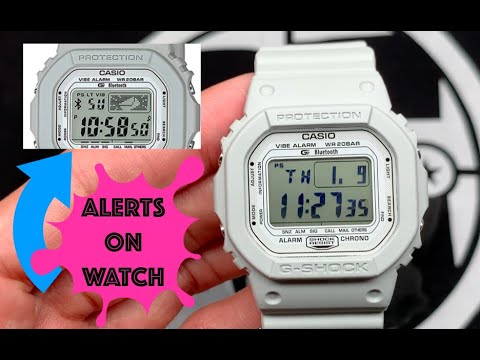 G-Shock Casio Kevin Lyons Watch - Bluetooth with NOTIFICATIONS - GB5600 ...