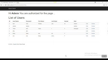 MVC part 5 (A )How to create a custom role-based page authorization using custom Authorize filter