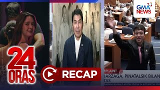 24 Oras part 3  Intv Kay Sen E Tulfo Rep Barzaga Pinatalsik Bilang Congressman Atbp