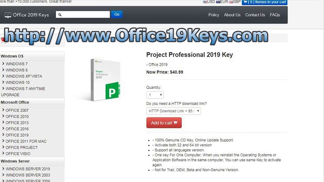 office 2019 oem key