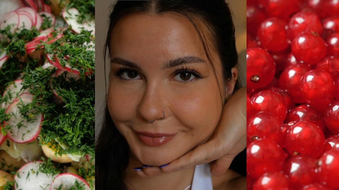 1H ASMR FOR MY SUMMER GIRLIES 🌞 makijaż i gotowanie (szept i voiceover) 