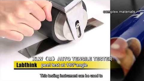 ASTM D3330 180 Degree Adhesive Material Adhesion Strength Peel Tester - Labthink