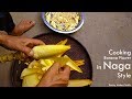 Cooking Banana Flower in Naga Style | Becky Makes Stuffs