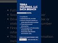 Terra Holdings, LLC Data Breach — Emery | Reddy, PC — Data Breach Attorneys