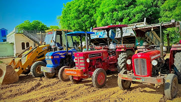 Jcb 3dx Eco Loading Tractor Stuck Deep Mud in Mahindra 575 Di New Holland 3630 Swaraj 855 Fe Kubota