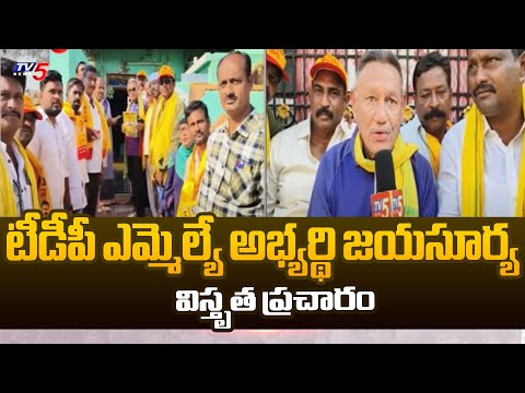 Nandikotkur TDP MLA Candidate Gitta Jaya Surya Election Campaign | AP Elections | TV5 News - TV5NEWS