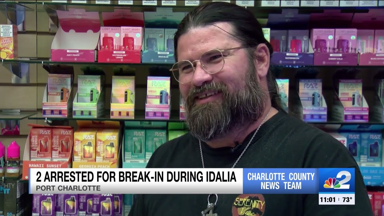 Charlotte County teens arrested for vape shop break-in during Hurricane Idalia