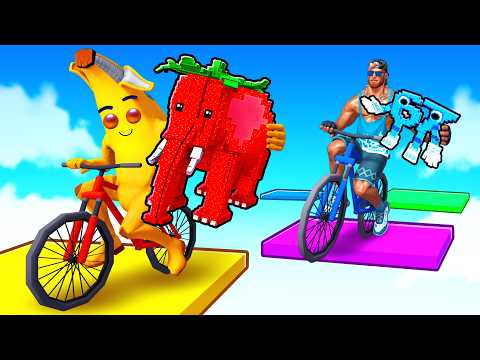 EVERY SECOND the BICYCLE gets faster for BRAINROTS in Fortnite!