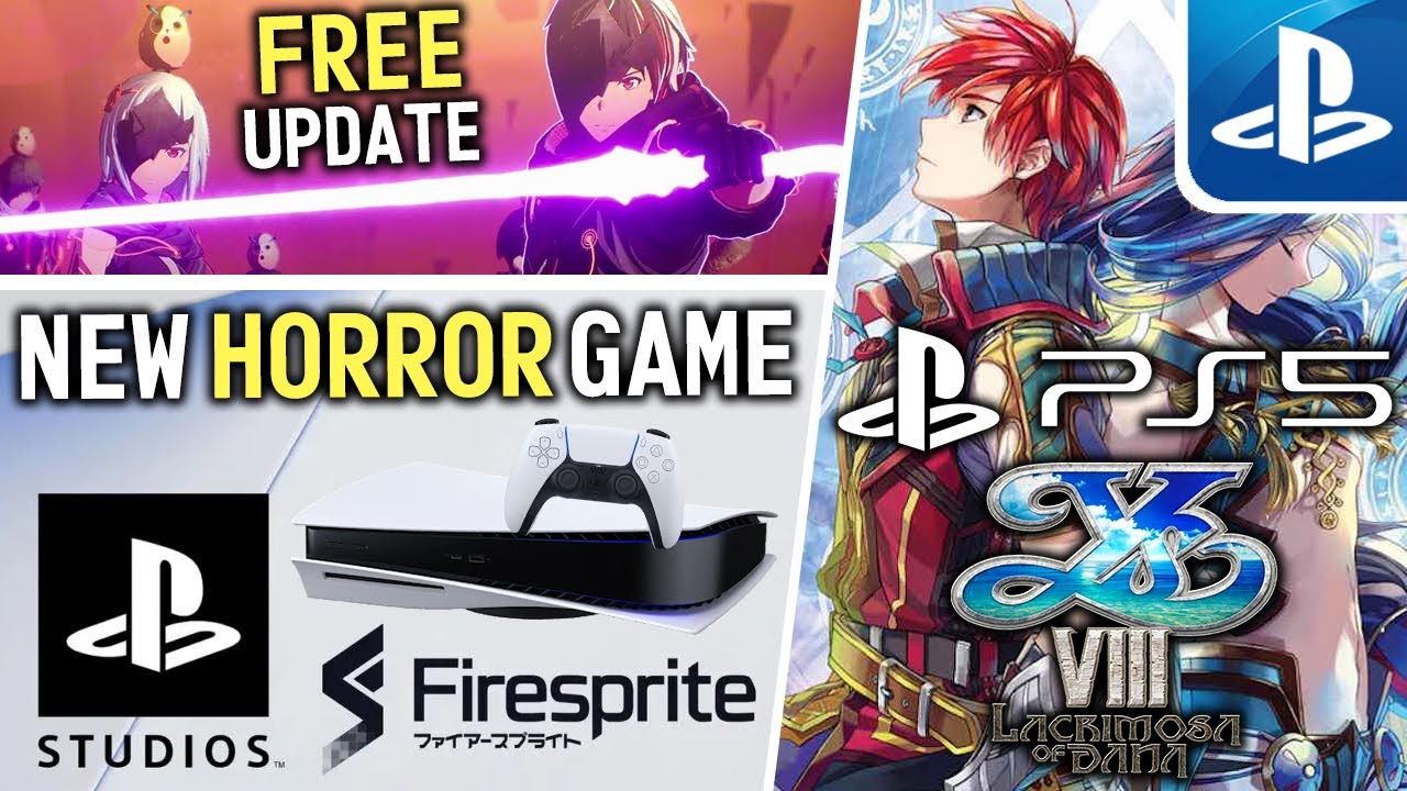 New PS5 AAA Horror Game in Development, Free Update for PS4/PS5 Game, Awesome JRPG Coming to PS5