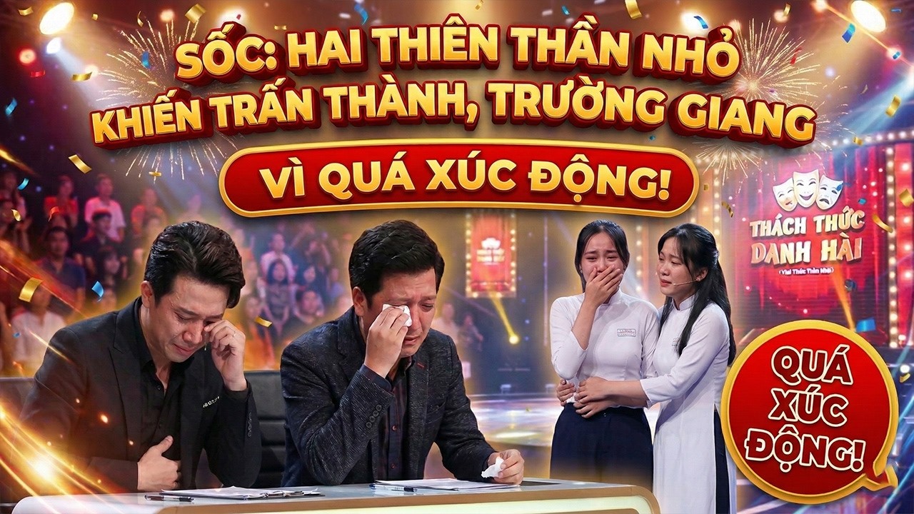 SỐC: Hai Thiên Thần Nhỏ Khiến Trấn Thành, Trường Giang 