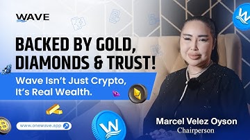 Wave Token: Real Asset Backed Crypto Powered by Diamonds & Gold | Marcel Velez Oyson