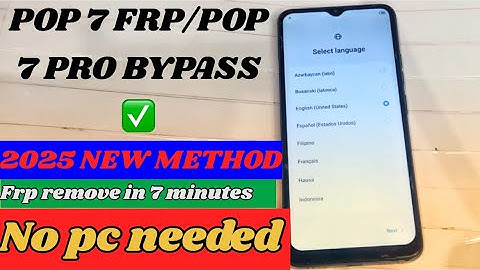 Tecno POP 7 (BF6) Frp Bypass Android 12 Without PC | Apps Not Working Fixed New Solution 2025