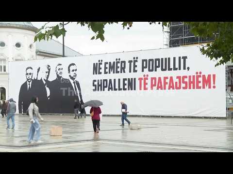 Protests against war crimes verdicts add pressure on Kosovo's government