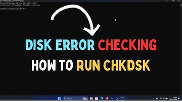 How to Run CHKDSK Scan in Windows 11