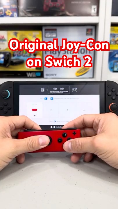 How to use original Joy-Cons with Nintendo Switch 2 #Switch2 #Switch # ...