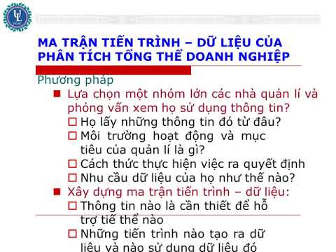 Hệ Thống Thông Tin Quản Lý - PHẦN V - Đại học Luật - Tp. Hồ Chí Minh