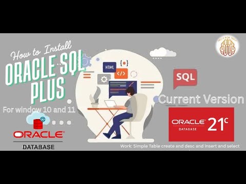 ✅ Install Oracle SQL*Plus on Windows | Beginners SQL Tutorial 2025 🔥 Create, Insert, Select Table 📄