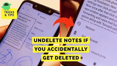 Undelete/Recover a Note in Google Keep