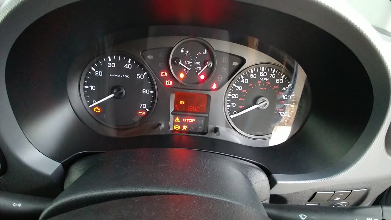 Citroen Berlingo 2011 Glow Plug Light YouTube