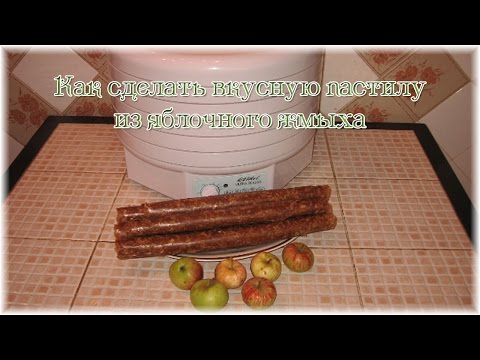 Яблочная пастила из жмыха в домашних условиях рецепт
