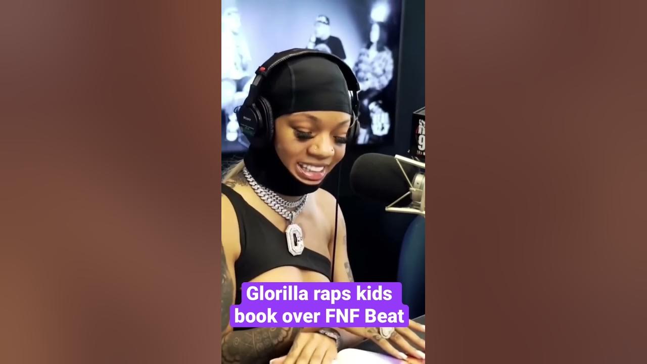 Glorilla raps kids book over FNF beat
