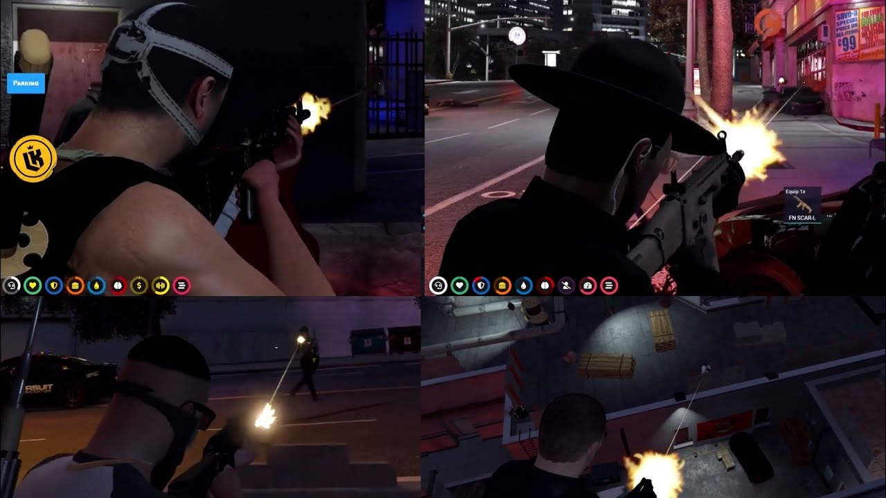 CG S+ Boost Leads to Shootout at Little Seoul (All POVs) | GTA RP NoPixel 3.0