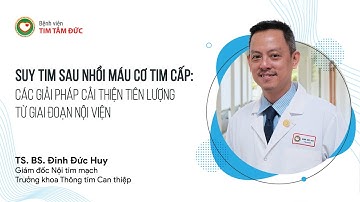 TS.BS ĐINH ĐỨC HUY - SUY TIM SAU NHỒI MÁU CƠ TIM CẤP
