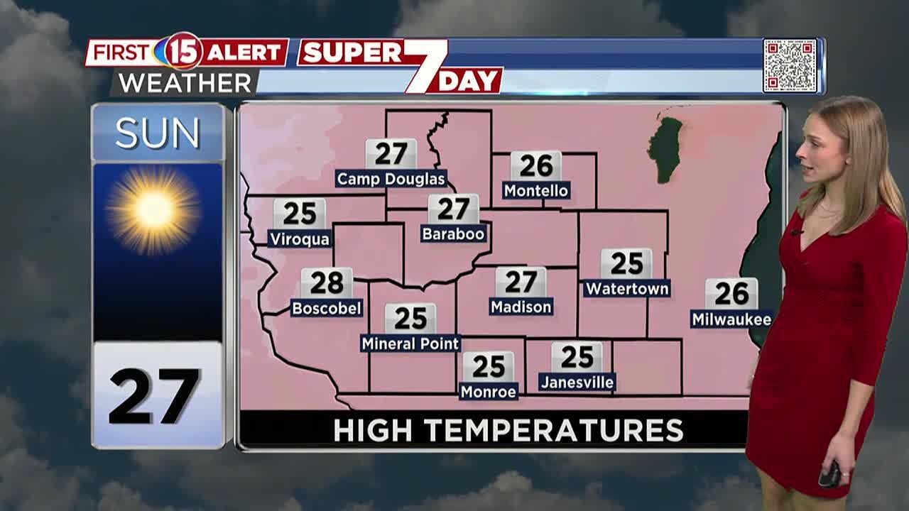 Breezy stretch ahead with milder temps - YouTube