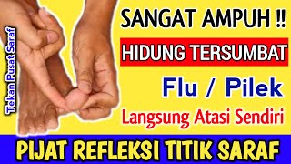 TITIK MUJARAB‼️ Atasi Flu, Pilek, Hidung Tersumbat, Pijat Refleksi Titik Saraf, Alami Tanpa Obat