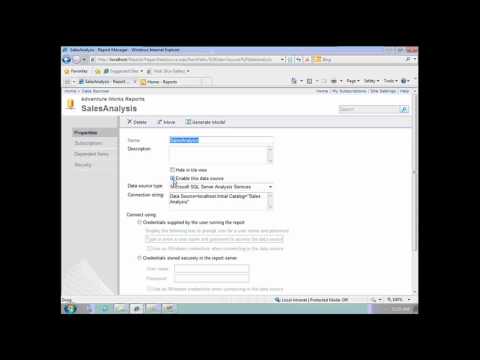 SSRS Part 3 Demo2 - Creating a Shared Datasource.mp4