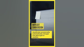 Type Conversions in JavaScript #shorts