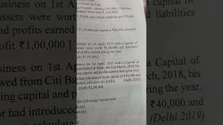 11th class accountancy chapter 6 Q9,10,11#easy #viral #trending