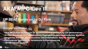 AKAI MPC Live III Hands on by DJ Flink