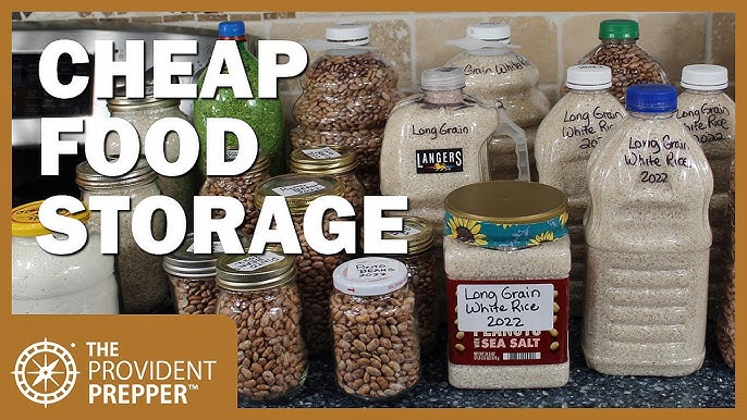 Packaging Dry Foods in Glass Jars for Long Term Food Storage - The