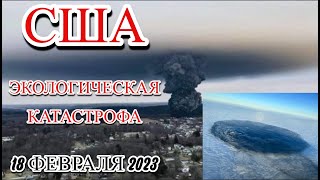 Экологическая катастрофа в США в Огайо массово гибнут животные