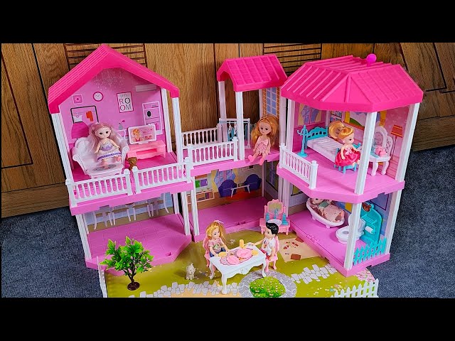 Barbie Dreamhouse 2017 - 6 Barbie Dollhouse Unboxing Review Baribe