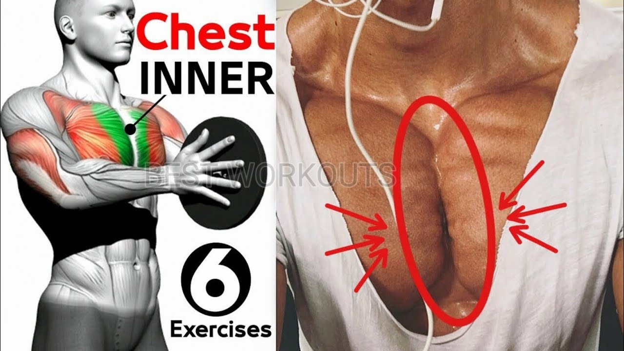 6 Best Inner Chest Exercises 🔥