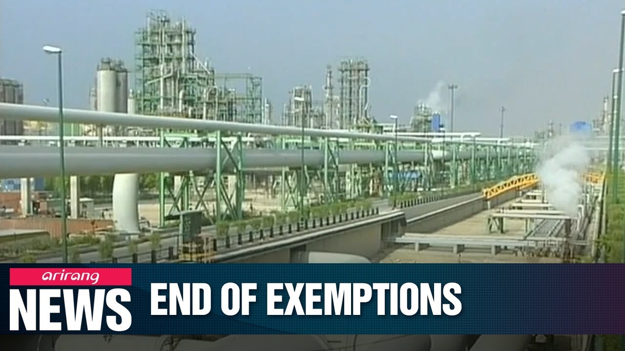 U.S. exemption on Iran sanctions to expire on May 2nd