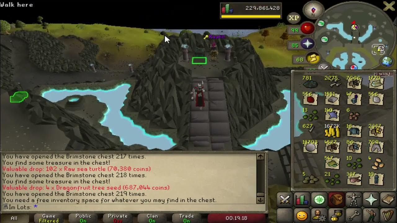 Osrs ironman opening 1000 brimstone keys part 1/2 YouTube